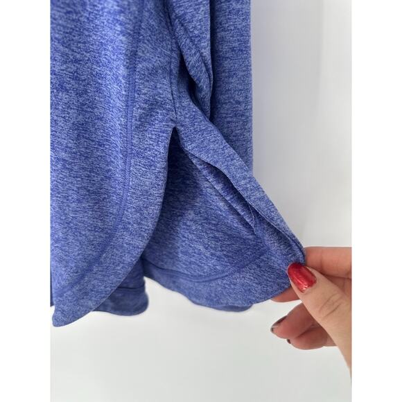 Athleta Uptempo Long Sleeve Top Blue Womens Size 2X Round Hem Athletic Stretch - Picture 5 of 10